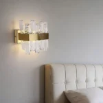 ⁦ابليك حائط جداري مودرن زيتي مع3اضاءات⁩ - الصورة ⁦2⁩