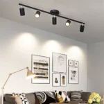 كشاف موجهة ثابت لون نحاسي لون الانارة اصفر قاعدة متحرك 7 واط