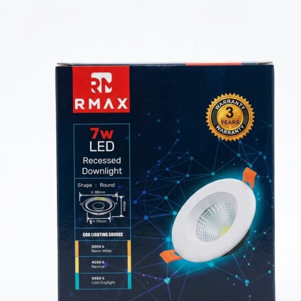 كشاف دفن اصفر 7.5cm*7W RMAX