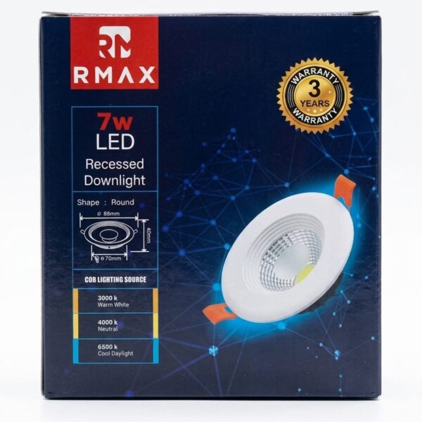 كشاف دفن أبيض 7.5cm*7W RMAX