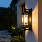 فانوس حائط جداري خارجي اسود