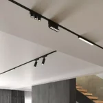 ⁦كشاف مجرى عدسات متحرك المطور CCT لون الانارة قابلة للتغيير (3K,4K,6.5K ,3CO) 6 واط 11 سم ( المخفي | يحتاج ترنس )⁩ - الصورة ⁦2⁩