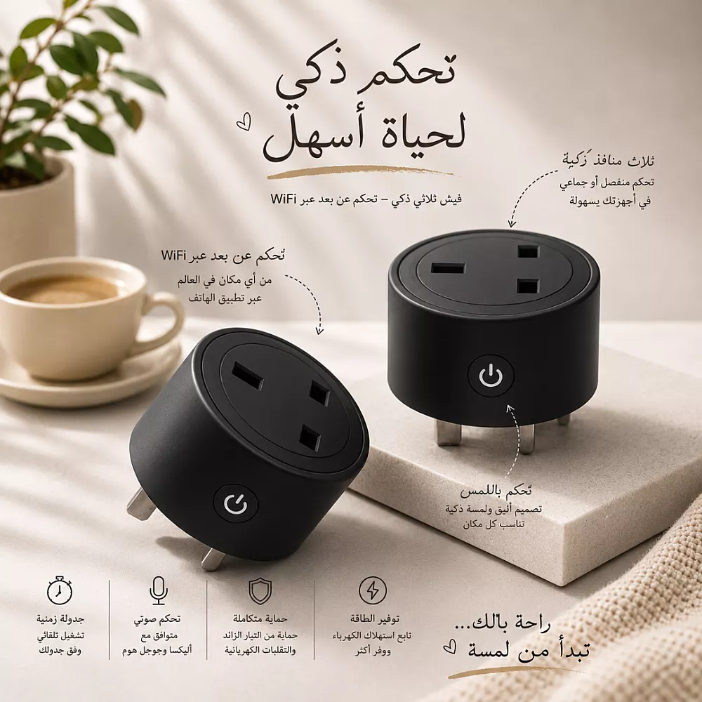 ChatGPT-Image-7-مايو-2026،-06_54_59-م-1000x1000 فيش ذكي ثلاثي اسود متنقل تحكم عن بعد WiFi سهل الاستخدام يعمل باللمس تحكم بالجوال متوافق مع اليكسا وجوجل هوم توفل - الصورة 1