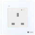 ⁦فيش جداري 13 امبير ذكي تحكم عن بعد WiFi سهل الاستخدام يعمل باللمس تحكم بالجوال متوافق مع اليكسا وجوجل هوم توفل⁩ - الصورة ⁦2⁩