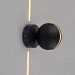 ⁦لمبة جدارية خارجية 360° بإضاءة ناعمة ومقاومة للعوامل الخارجية لون الانارة اصفر 6 واط⁩ - الصورة ⁦2⁩