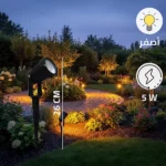 ⁦لمبات ارضية إنارة حديقة غرس متحرك لون الانارة أصفر 5 واط إضاءة جميلة ومشرقة في نفس الوقت⁩ - الصورة ⁦2⁩