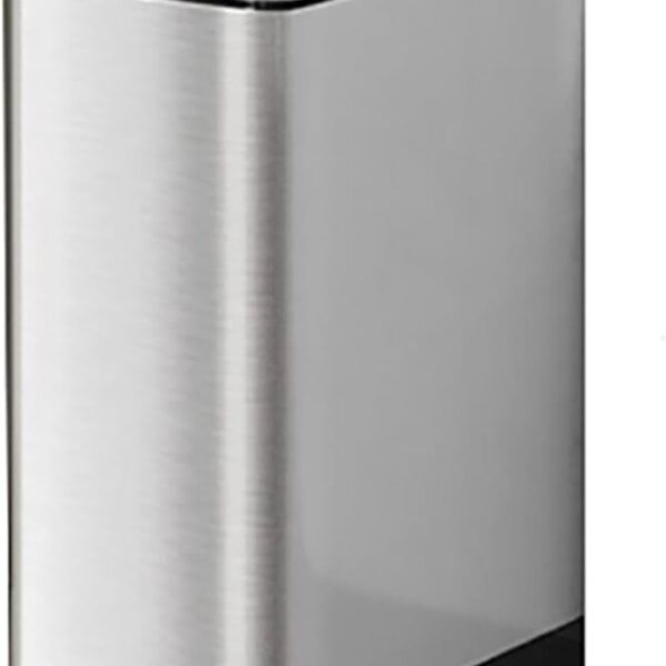 Dustbin Barrel – Grey Stainless Steel (10L)