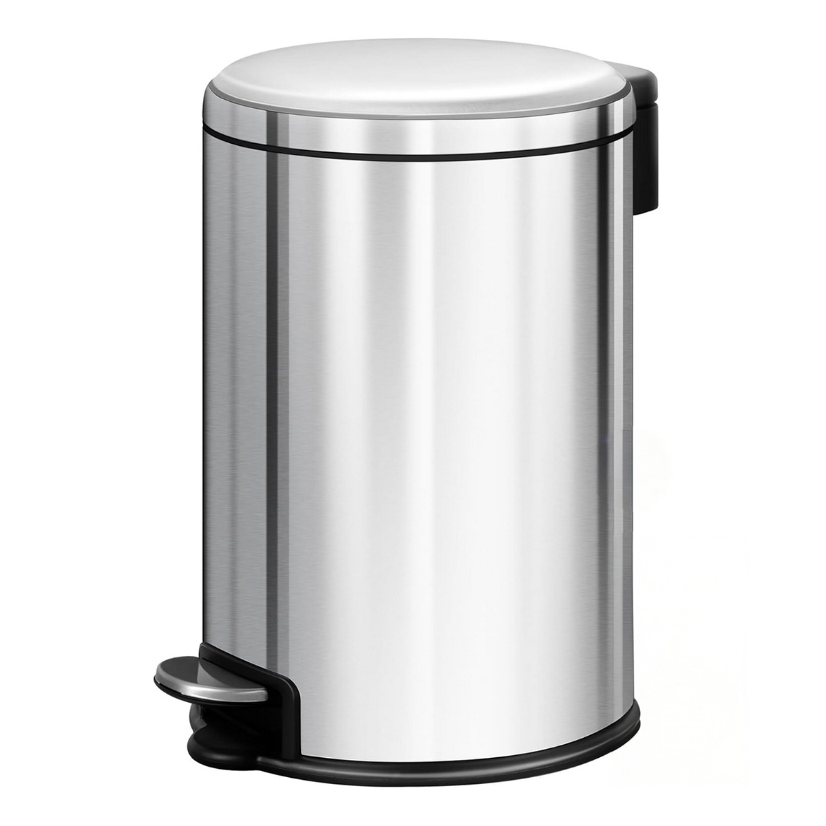 WhatsApp Image 2026-08-05 at 3.13.06 PM Pedal Trash Dustbin – Stainless Steel with Handle & Foot Pedal (20L) - الصورة 1