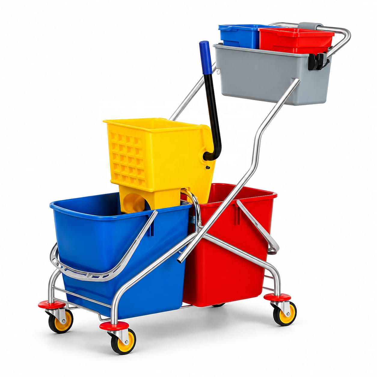 WhatsApp Image 2026-08-10 at 11.18.15 PM (1) Deluxe Side Press Wringer 34L Dual Bucket - الصورة 1