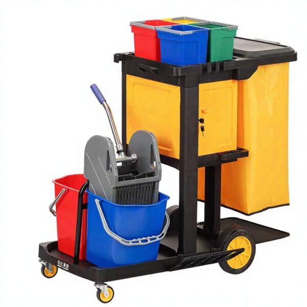 Janitor Cart with Cover